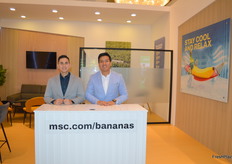 MSC Ecuador Juan Victor Leon and Abel Quizhpe.